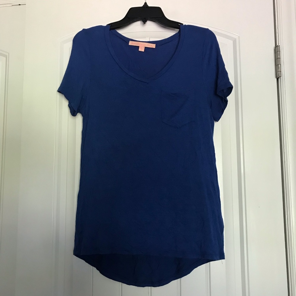 Royal Blue T-Shirt with Front Pocket